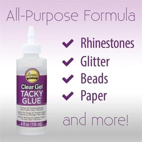 img 3 attached to 🔒 Aleene's Gel Tacky Always Ready Adhesives: 4 oz Clear Gel for Perfect Bonding