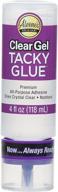 🔒 aleene's gel tacky always ready adhesives: 4 oz clear gel for perfect bonding logo