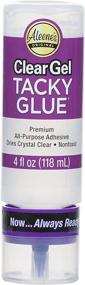 img 4 attached to 🔒 Aleene's Gel Tacky Always Ready Adhesives: 4 oz Clear Gel for Perfect Bonding