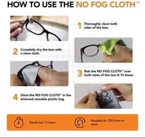 img 3 attached to 👓 No Fog Solution's NO FOG Cloth: Premium Quality All-Day Fog Prevention for Glasses, Face Shields, Goggles & More