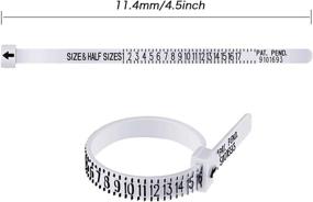 img 3 attached to 📏 Reusable Plastic Finger Beading & Jewelry Making Sizer