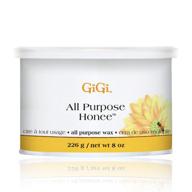 gigi all purpose honee wax for hair removal with beeswax formula - 8 oz logo