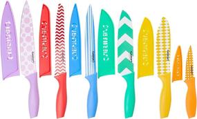 img 3 attached to 🔪 Cuisinart C55-12PR1 12-Piece Colorful Knife Set with Blade Guards: Enhance Your Kitchen with Multicolored Precision