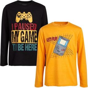 img 4 attached to 👕 Tony Hawk Boys' T-Shirts - Multipack of 2 Graphic Long Sleeve Tees (Size: 8-16)