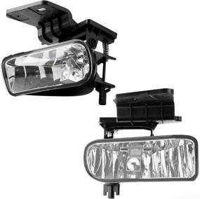 img 4 attached to RP Remarkable Power FL7076: Clear Bumper Fog Lights Pair for 99-02 Silverado, 00-06 Suburban/Tahoe