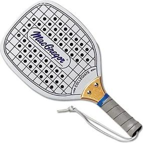 img 1 attached to MacGregor Grey Collegiate Paddleball Racquet