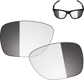 img 4 attached to 🕶️ Men's Sunglasses - Galvanic Replacement Lenses in Crossrange Style for Enhanced Eye Protection and Style