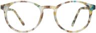 classic reading glasses daisy tortoise logo