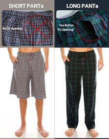 img 1 attached to 👖 TINFL Lounge Cotton Bottoms MLP TP019 Green: Comfortable Men's Sleep & Loungewear