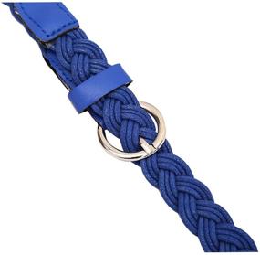 img 2 attached to Uxcell Adjustable Single Buckle Braided Women's Accessories for Belts