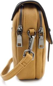 img 1 attached to Lecanedo Small Crossbody Leather Phone Bag: Stylish and Functional Shoulder Bags for Women