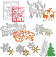 christmas snowflake stencils scrapbook supplies logo