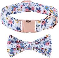 🐱 siroomly bowtie dog collar & cat collar: stylish breakaway collar for girls and metal buckle personalized adjustable puppy collar for dogs and cats logo