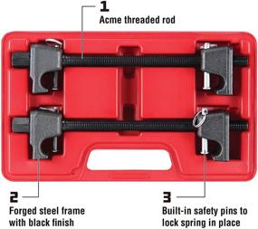 img 3 attached to Powerbuilt 948019: A Must-Have 2 Piece Strut Spring Compressor Tool Set