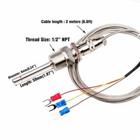 img 3 attached to CrocSee Temperature Sensor Thermocouple 58 572°F