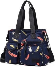 img 3 attached to 👜 Ultimate Utility Nursing Versatile Fashionable Pockets Women's Handbags & Wallets: Trendy Totes for Every Occasion