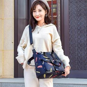 img 1 attached to 👜 Ultimate Utility Nursing Versatile Fashionable Pockets Women's Handbags & Wallets: Trendy Totes for Every Occasion