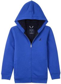 img 1 attached to 🧥 Nautica Boys' Little Expedition Sherpa Fleece Clothing