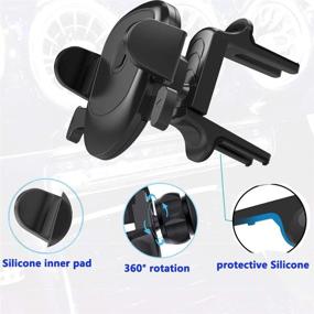 img 2 attached to 📱 Universal Car Phone Mount for Mercedes-Benz, Ford Mustang, Jeep-Grand Cherokee, Suzuki Swift, Mini Cooper - Secure Mobile Phone Holder