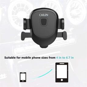 img 1 attached to 📱 Universal Car Phone Mount for Mercedes-Benz, Ford Mustang, Jeep-Grand Cherokee, Suzuki Swift, Mini Cooper - Secure Mobile Phone Holder