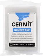 🟨 cernit 1-piece grey clay n1 – 56g, ideal for crafting and sculpting, grey color logo