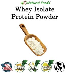 img 1 attached to Whey Protein Isolate - Unflavored - Natural Protein Powder USA Made - Blend with Smoothies, Shakes, Drinks, or Recipes - Hormone-Free, Unsweetened, Non-GMO, Kosher, Gluten-Free - 1 lb