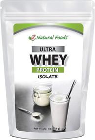 img 4 attached to Whey Protein Isolate - Unflavored - Natural Protein Powder USA Made - Blend with Smoothies, Shakes, Drinks, or Recipes - Hormone-Free, Unsweetened, Non-GMO, Kosher, Gluten-Free - 1 lb