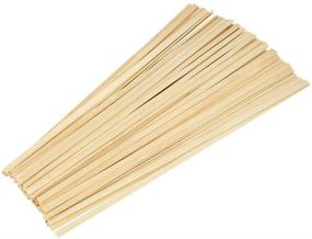 img 2 attached to 🎋 60 Pieces of Extra Long Bamboo Craft Sticks - 15.7 Inches Length & 3/8 Inches Width