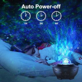 img 2 attached to 🌟 Galaxy Projector Star Night Light with Remote & Phone APP Control, Bluetooth Music Speaker & Alexa Voice for Gaming, Party, Home Decor, Timing, Adjustable Brightness