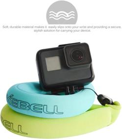 img 1 attached to 📷 Floating Wrist Strap with Waterproof Camera Float for GoPro Hero 9 8 7 6 5 4, AKASO Nikon, Canon, Key and Phones