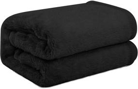 img 2 attached to 🐾 Cozy EIUE Fleece Blankets for Pets: Ultra Soft Warm Throw Blankets for Small Dogs - Reversible Sleeping Mat for All Season Comfort