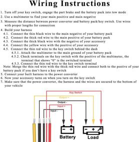 img 1 attached to 🔌 Pro Chaser DC-DC Voltage Reducer Regulator for Golf Carts, RVs, and Solar Panels - Converts 48V and 36V Voltages to 12V for Headlights, Taillights, Radios (20A, 240W)