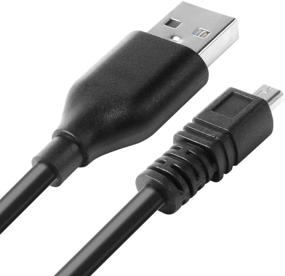 img 2 attached to TENINYU UC-E6 USB Cable 8D | Compatible with Nikon Coolpix L110, L21, L22, S3000, S4000, S6000, S9050, S9200, S9300, S8200 | Nikon Coolpix S8100, P510 | Nikon S4000, S3300