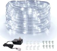 🌞 outdoor daylight white rope lights - areful 12v mini low voltage strip lights, 16ft led tube lighting, connectable and waterproof for patio garden lawn party bedroom kitchen логотип