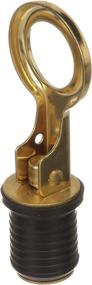 img 4 attached to 🚿 Attwood 7524A7 Snap-Handle Drain Plug: Secure and Easy 1-Inch Drain Solution with Brass Handle and Rubber Plug