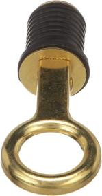 img 1 attached to 🚿 Attwood 7524A7 Snap-Handle Drain Plug: Secure and Easy 1-Inch Drain Solution with Brass Handle and Rubber Plug