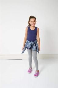img 1 attached to Одежда для девочек на лето из хлопка: Классические шорты для девочек в леггинсах