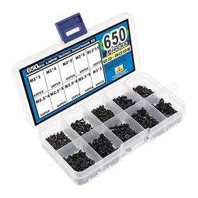 img 4 attached to CO-RODE 650pcs Laptop Notebook Computer Screws Kit Set for SSD IBM 🔩 HP Dell Lenovo Samsung Sony Toshiba Gateway Acer - M2 M2.5 M3 Sizes Included