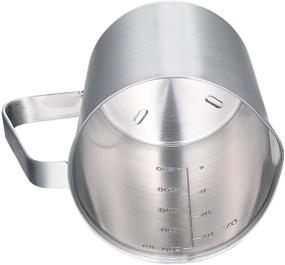 img 2 attached to 📏 KSENDALO Stainless Steel 2-Cup Measuring Pitcher with Handle and Markings, 16 oz (0.5L)