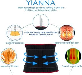 img 2 attached to Женский корсетный пояс YIANNA - Пояс для коррекции талии и моделирования тела, спортивные корсеты.