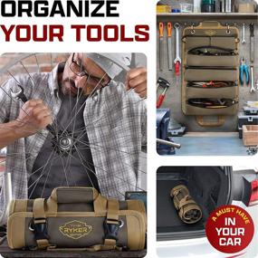 img 2 attached to 🛠️ The Ryker Bag: The Ultimate Small Tools Organizer - Roll Up Tool Bag for Efficient Organization