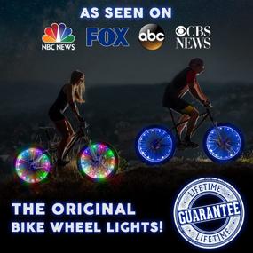 img 2 attached to 🚴 Activ Life LED Bike Wheel Lights: Bright, Visible & Stylish for Ultimate Safety (1 Tire Pack) with Batteries Included