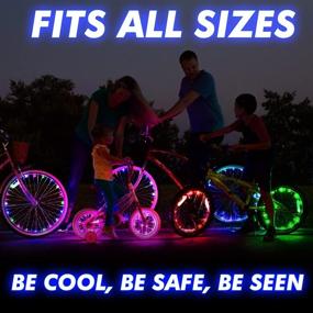 img 3 attached to 🚴 Activ Life LED Bike Wheel Lights: Bright, Visible & Stylish for Ultimate Safety (1 Tire Pack) with Batteries Included