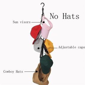 img 2 attached to 🧢 YYST Closet Hanging Cap Keeper: Organize and Store Your Hats with Ease