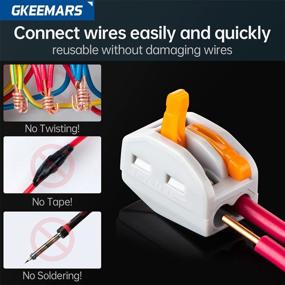 img 3 attached to 🔌 GKEEMARS Connector Splicing Connectors Conductor: Enhancing Electrical Connections Efficiently