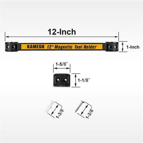 img 2 attached to 🔧 Efficient Storage Solution: KAMESH Heavy Duty Screwdriver Organizers for Workbenches