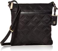 tommy hilfiger large crossbody: stylish women's handbags & wallets for fashionable trendsetters logo