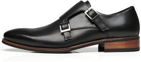 img 3 attached to Faranzi Double Comfortable Classic Business Men's Shoes