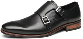 img 4 attached to Faranzi Double Comfortable Classic Business Men's Shoes