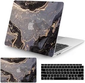 img 4 attached to 💻 Watbro Colorful Marble MacBook Air 13 Inch Laptop Case 2020 2019 2018 Release A2337 M1/A2179/A1932 - Includes Keyboard Cover Skin and Compatible with MacBook Air 2020 with Touch ID